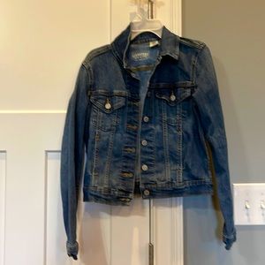 Girls Jean Denim Jacket Size Small 10/12 Signature Levi Strauss & Co